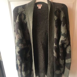 Camo Cardigan